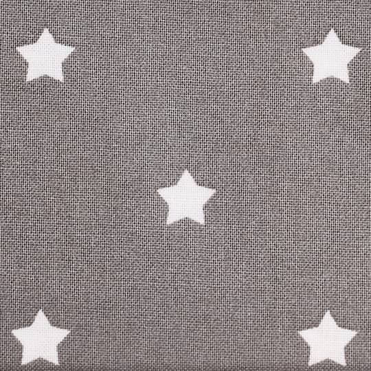 Gray Printed Fabric by Loops & Threads®